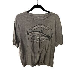 Chaps T-Shirt size XL Mens Fishing Grey